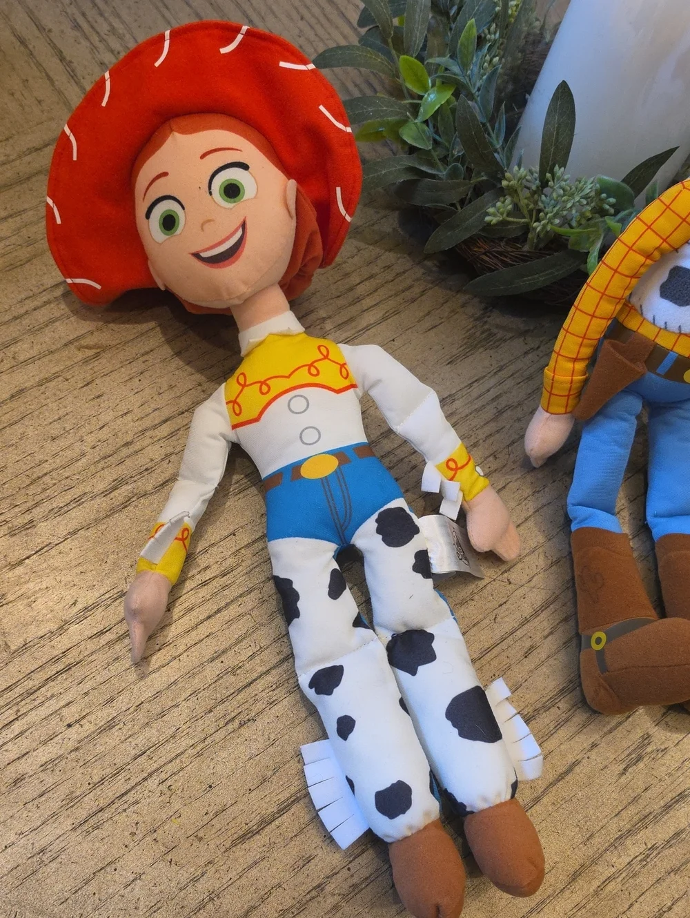 Toy Story Jessie and Woody Plush Doll Set